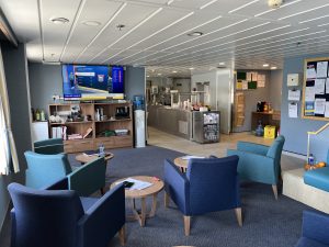 work completed on cruise interior